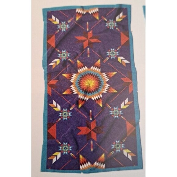 New Star Purple Oversized Bath Beach Pool Gift Towel Native Southwest Decor NIP - Picture 1 of 2